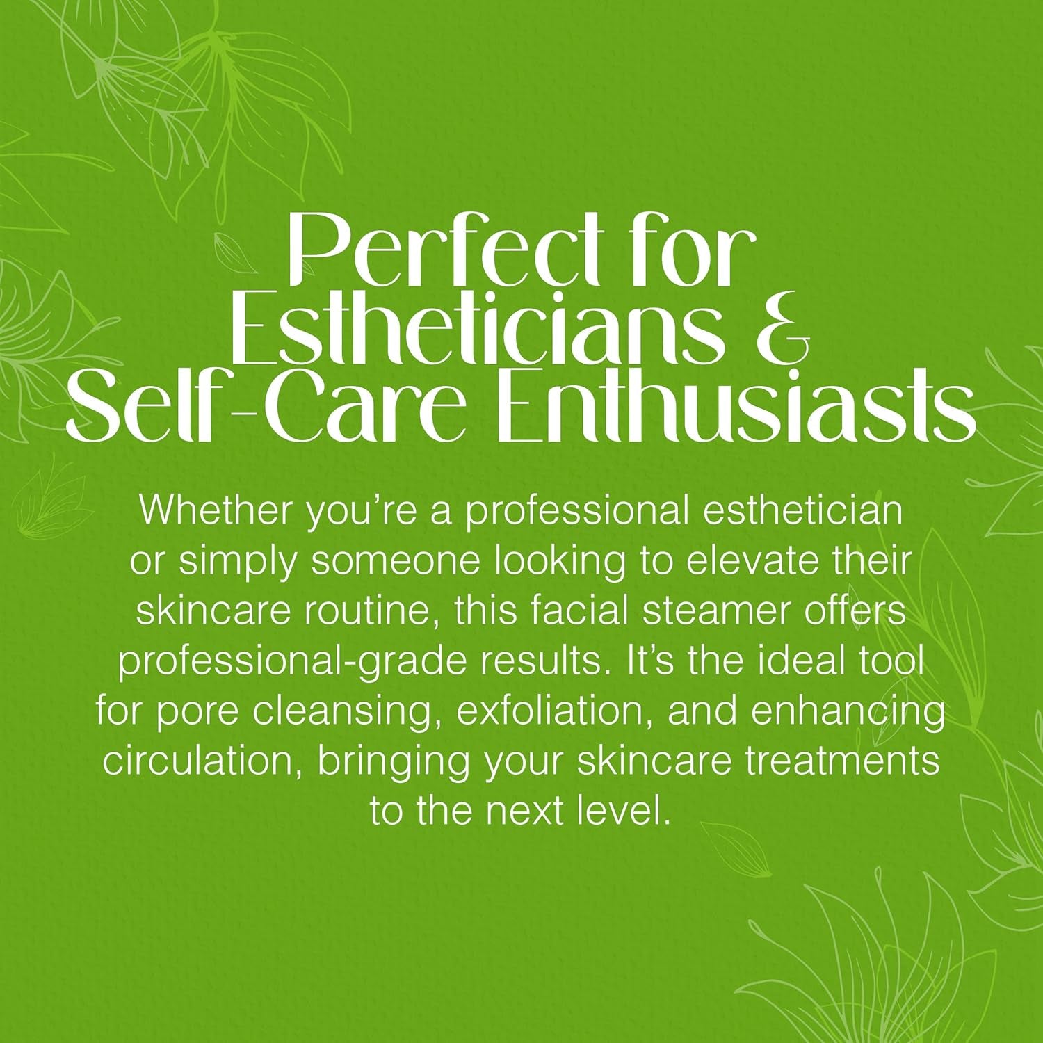 3-In-1 Ozone Facial Steamer, Facial Steamer for Esthetician with 5X Diopter Magnifying Lamp, 5-Piece Brush Set, Silent Timer & Aromatherapy, Facial Steamer Professional